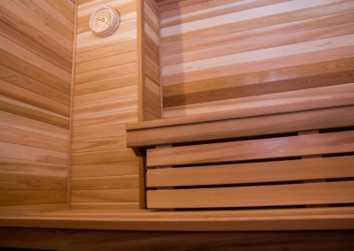Resident-exclusive Rittenhouse Claridge sauna in Philadelphia apartments for rent